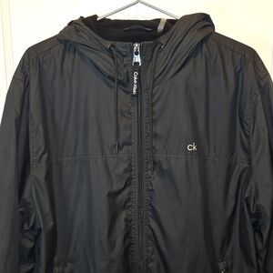 Calvin Klein Black Windbreaker